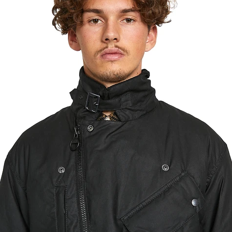 Barbour x Engineered Garments - B.Intl Lenox Wax (Black) | HHV