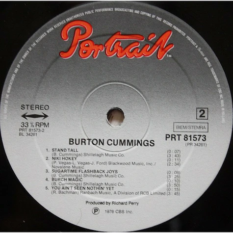 Burton Cummings - Burton Cummings