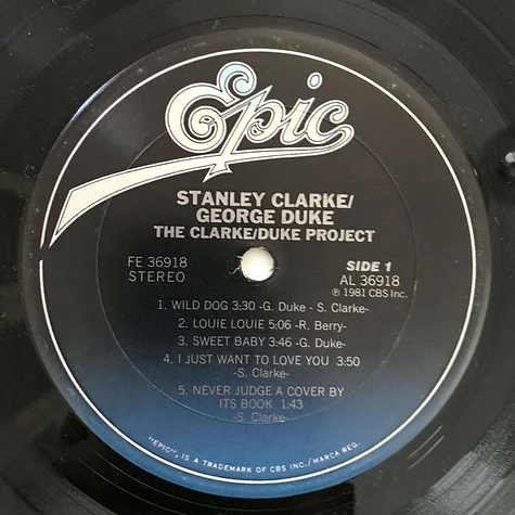 Stanley Clarke/George Duke - The Clarke / Duke Project