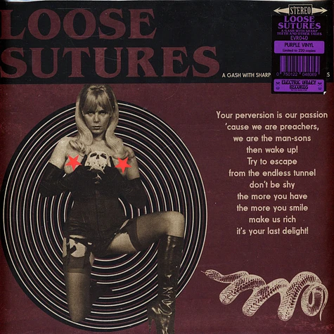 Loose Sutures - A Gash With Sharp Teeth And Other Tales Purple Vinyl Edition