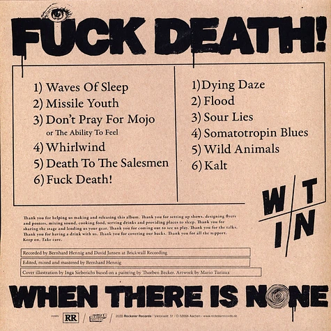When There Is None - Fuck Death