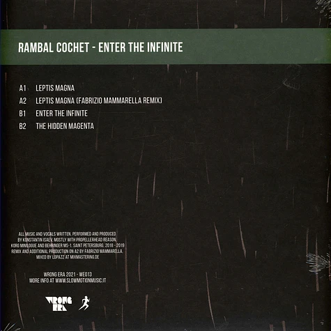 Rambal Cochet - Enter The Infinite EP
