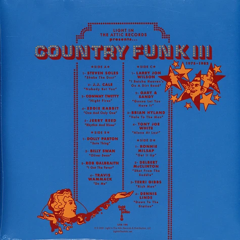 V.A. - Country Funk Volume 3 1975-1982 Clear Vinyl Edition