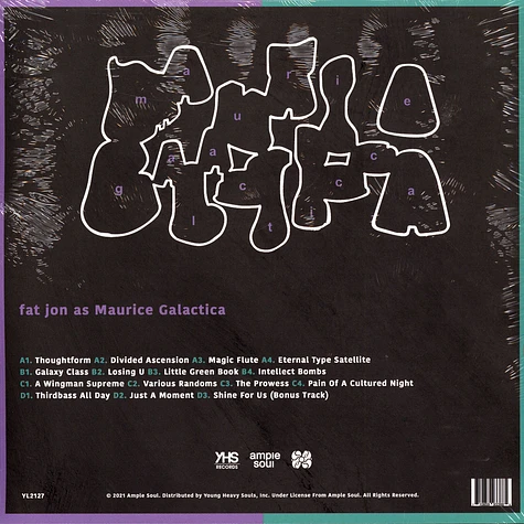 Fat Jon as Maurice Galactica - Rapture Kontrolle Clear Vinyl Edition
