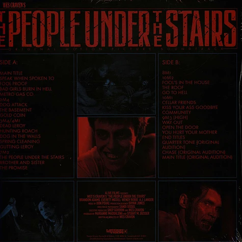 Don Peake - OST Wes Craven's: The People Under The Stairs Colored Vinyl Edition