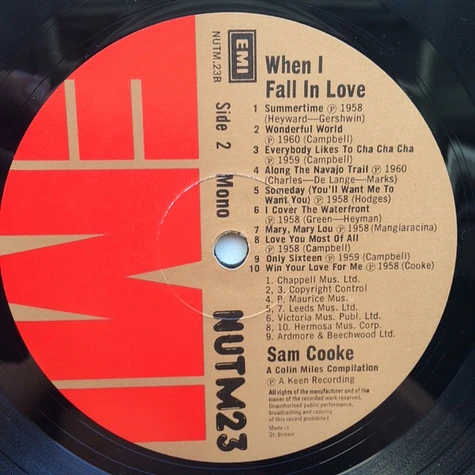 Sam Cooke - When I Fall In Love