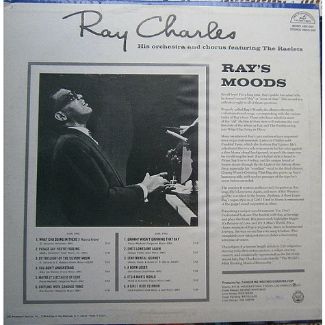 Ray Charles And His Orchestra - Ray's Moods