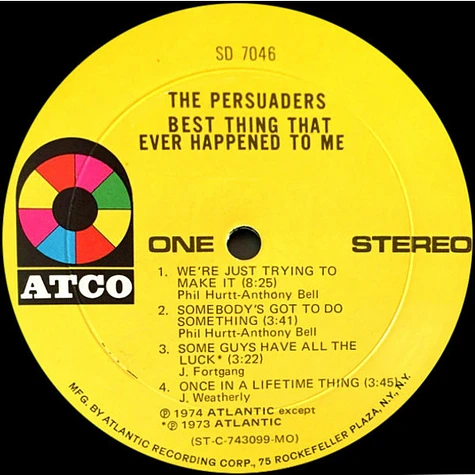 The Persuaders - Best Thing That Ever Happened To Me