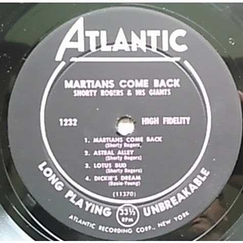 Shorty Rogers And His Giants - Martians Come Back