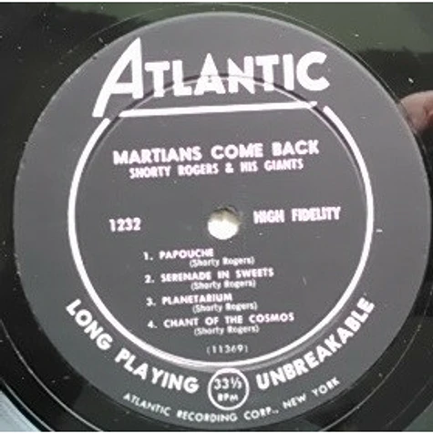 Shorty Rogers And His Giants - Martians Come Back