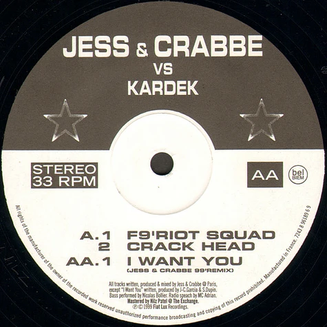 Jess & Crabbe vs. Kardek - F’9 Riot Squad