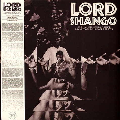 Howard Roberts - OST Lord Shango Clear Vinyl Edition