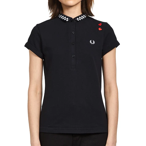 Fred Perry x Amy Winehouse Foundation - Checkerboard Trim Pique Shirt