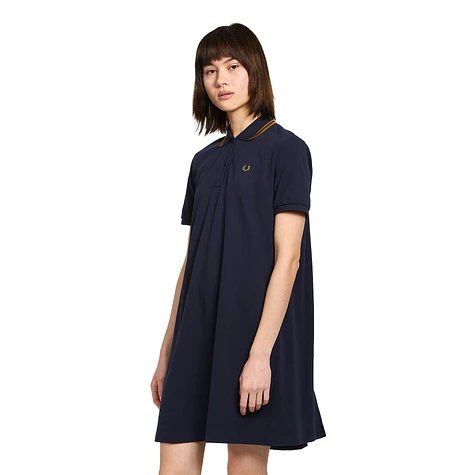 Fred Perry - Tartan Panel Pique Dress