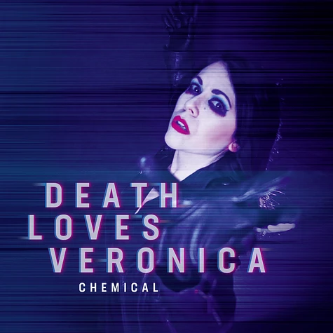 Death Loves Veronica - Chemical Transparent Purple&Black Marble Vinyl Edition