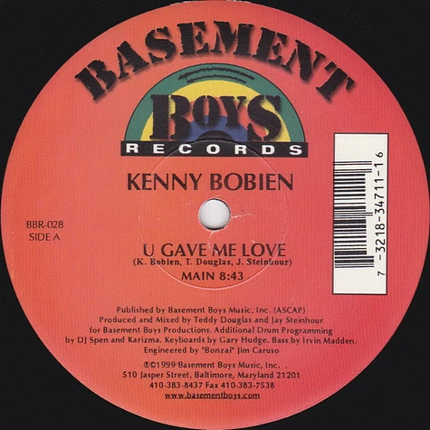 Kenny Bobien - U Gave Me Love