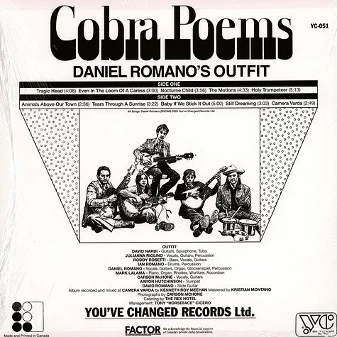 Daniel Romano - Cobra Poems