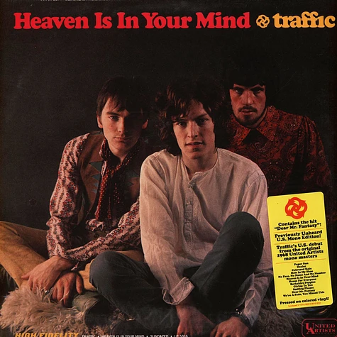Traffic - Heaven Is In Your Mind / Mr. Fantasy Yellow Vinyl Edition
