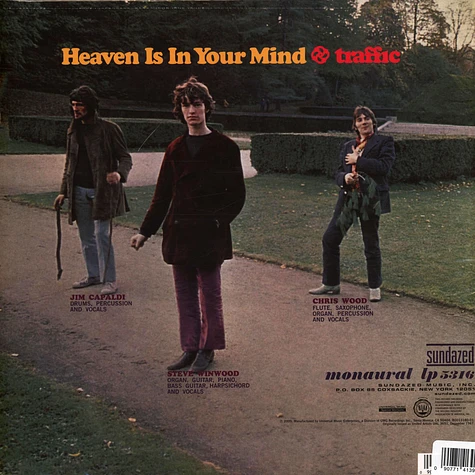Traffic - Heaven Is In Your Mind / Mr. Fantasy Yellow Vinyl Edition