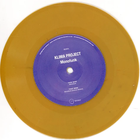 Klima Project - Monofunk Colored Vinyl Edition