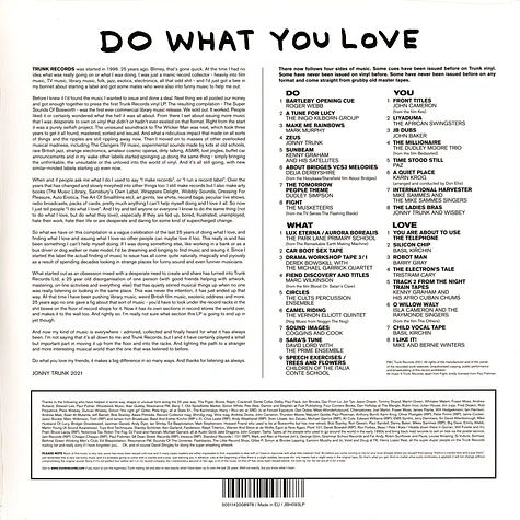 V.A. - Do What You Love: The Trunk Records 25th Anniversary Collection