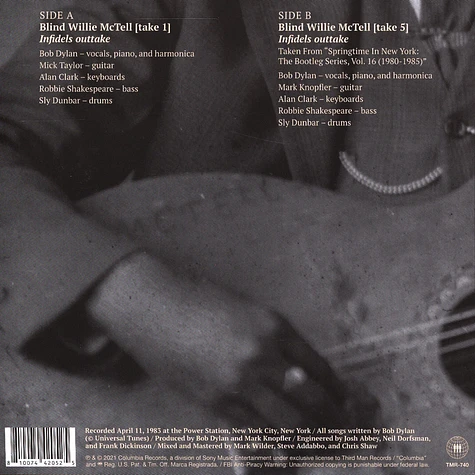 Bob Dylan - Blind Willie McTell