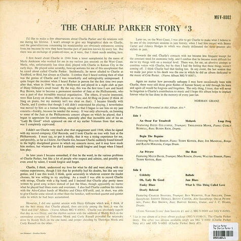 Charlie Parker - The Charlie Parker Story Vol. 3