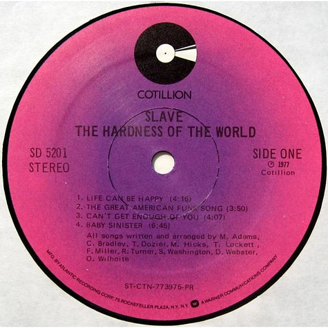 Slave - The Hardness Of The World