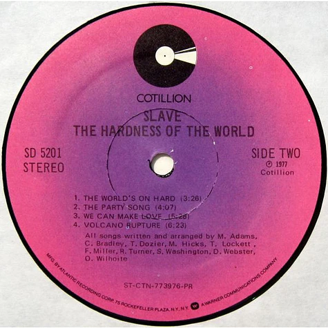 Slave - The Hardness Of The World