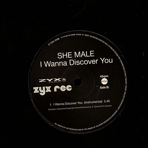 She Male - I Wanna Discover You