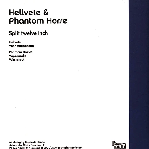 Hellvette / Phantom Horse - Spilt
