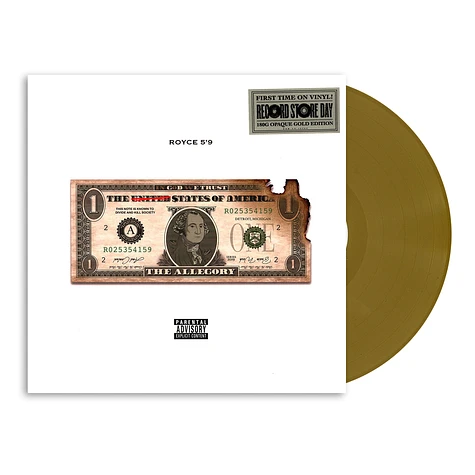 Royce Da 5'9 - The Allegory Opaque Gold Record Store Day 2021 Edition