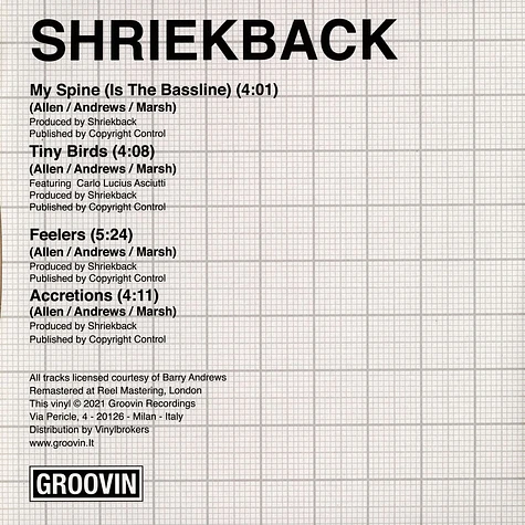 Shriekback - My Spine Is The Bassline