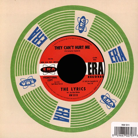 The Lyrics - So What!! / They Can't Hurt Me