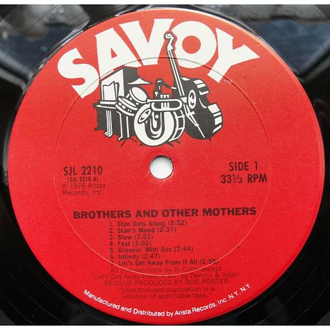 Stan Getz, Al Cohn, Serge Chaloff, Brew Moore, Allen Eager - Brothers And Other Mothers