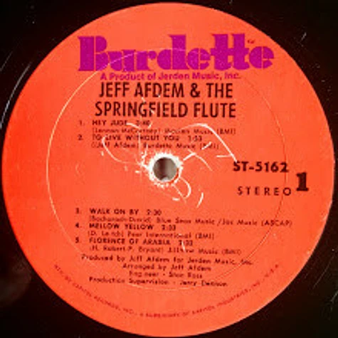 Jeff Afdem And The Springfield Flute - Jeff Afdem & The Springfield Flute