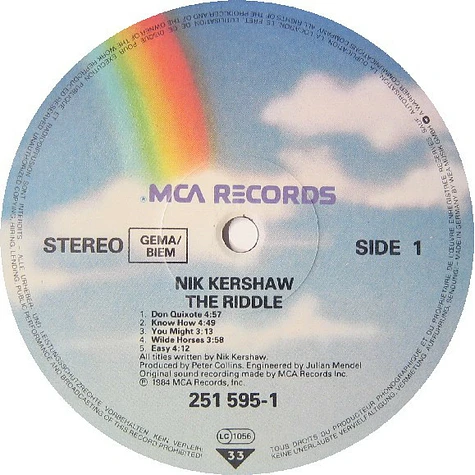 Nik Kershaw - The Riddle