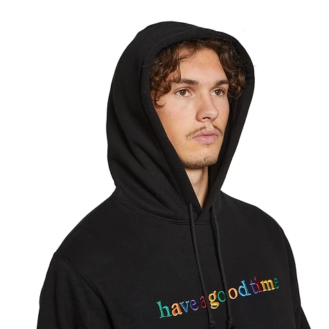 have a good time - Colorful Side Logo Pullover Hoodie