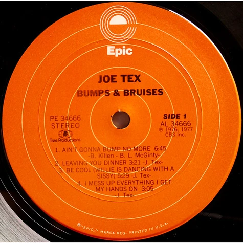 Joe Tex - Bumps & Bruises