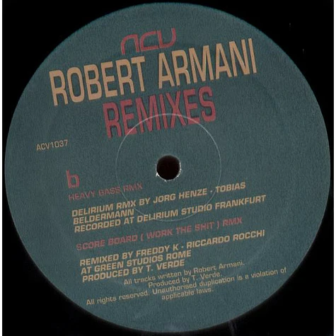 Robert Armani - Remixes