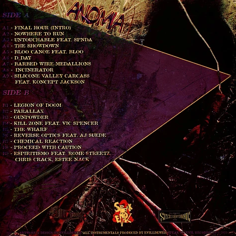 Evilldewer - Anomia Purple Vinyl Edition