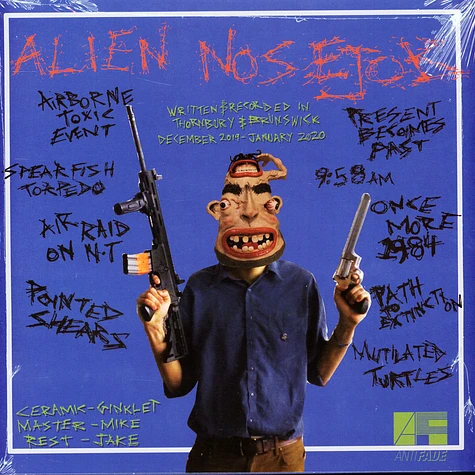 Alien Nosejob - Once Again The Present Becomes The Past (Australian Pressing)