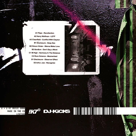 Disclosure - DJ-Kicks Black Vinyl Edition