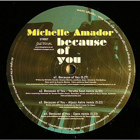 Michelle Amador - Because Of You