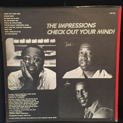 The Impressions - Check Out Your Mind!