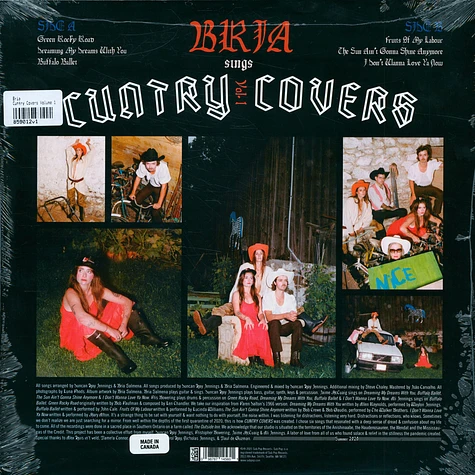 Bria - Cuntry Covers Vol. 1