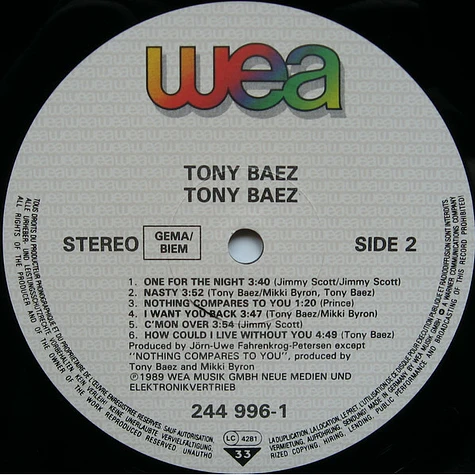 Tony Baez - Tony Baez