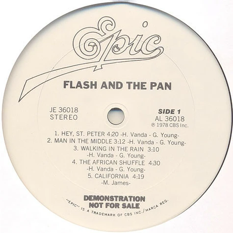 Flash & The Pan - Flash And The Pan
