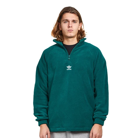 adidas Originals adicolor three stripe hoodie in collegiate green