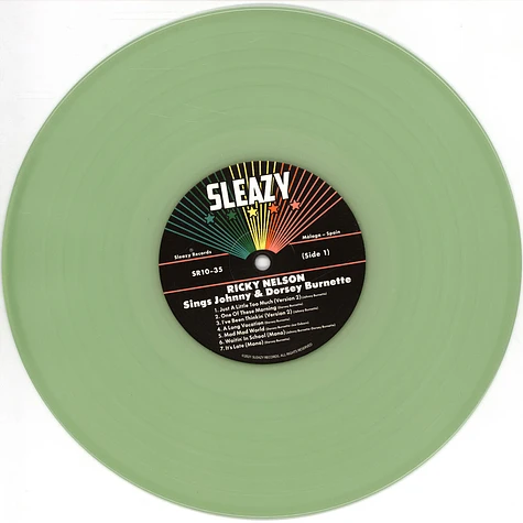 Ricky Nelson - Sings Johnny & Dorsey Burnette Green Vinyl Edition